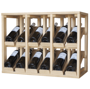 Expositor para vino doble