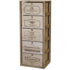 Estantes para cajas de vino